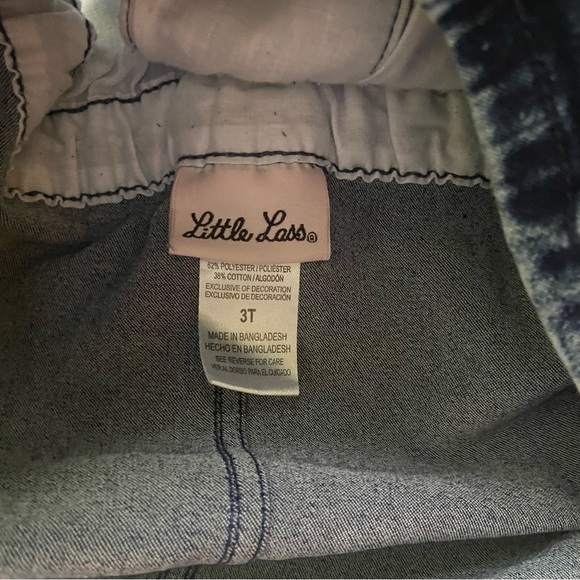 Little Lass Unicorn Skirt Overall With Pockets And Matching Shirt Size 3T - Picture 8 of 9